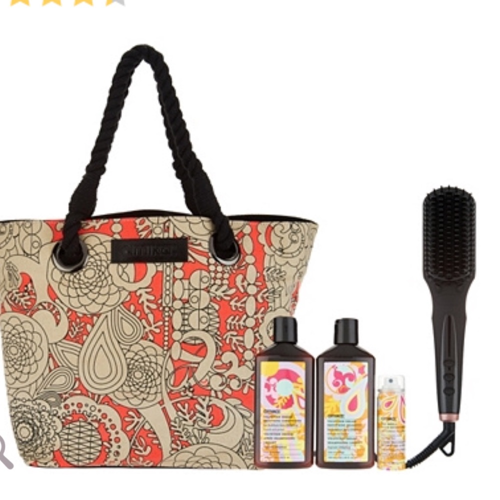 Amika polishes perfection straightening brush set